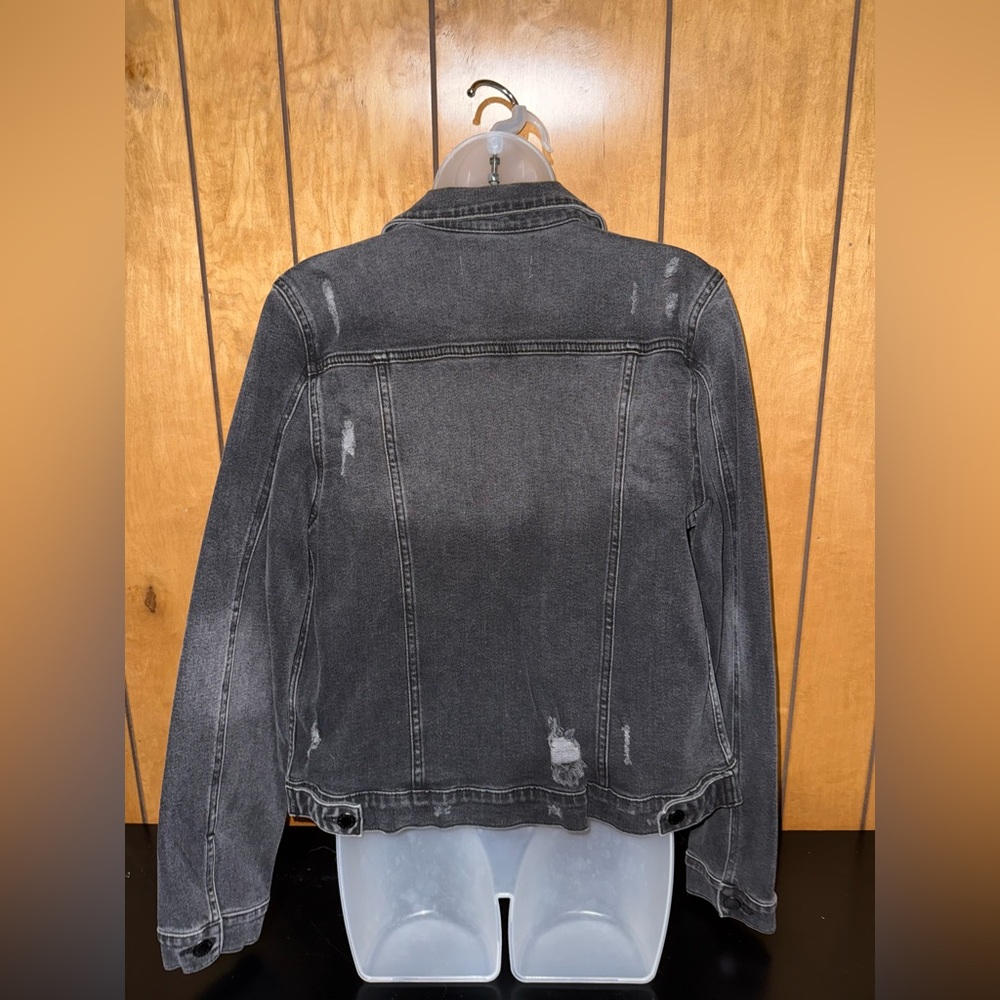 Faded Black Jean Jacket - Picture 2 of 3